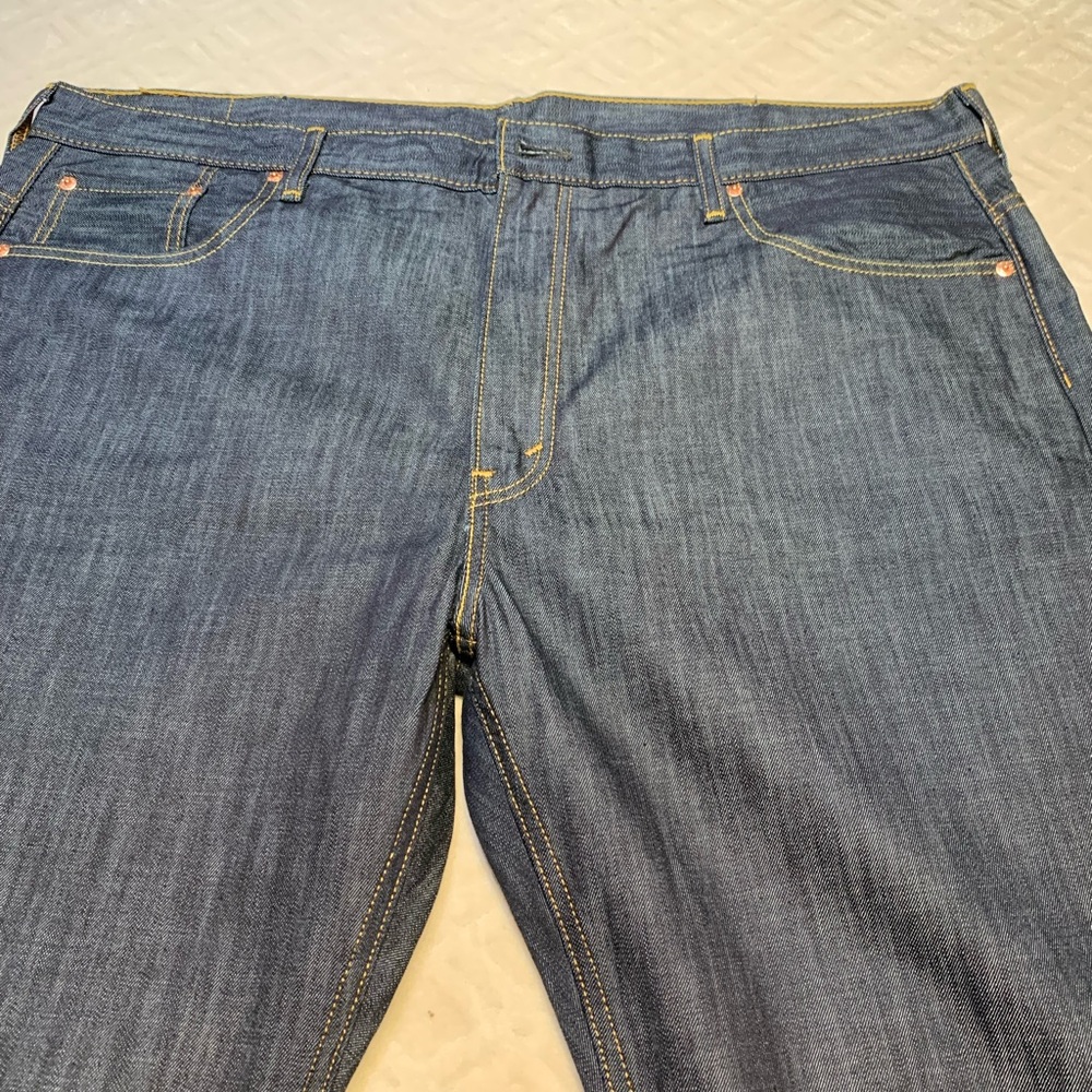 Levi's Relaxed Fit Blue Jeans With Copper Tint